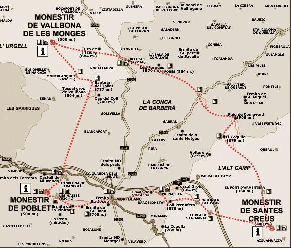 Die Route der Klöster